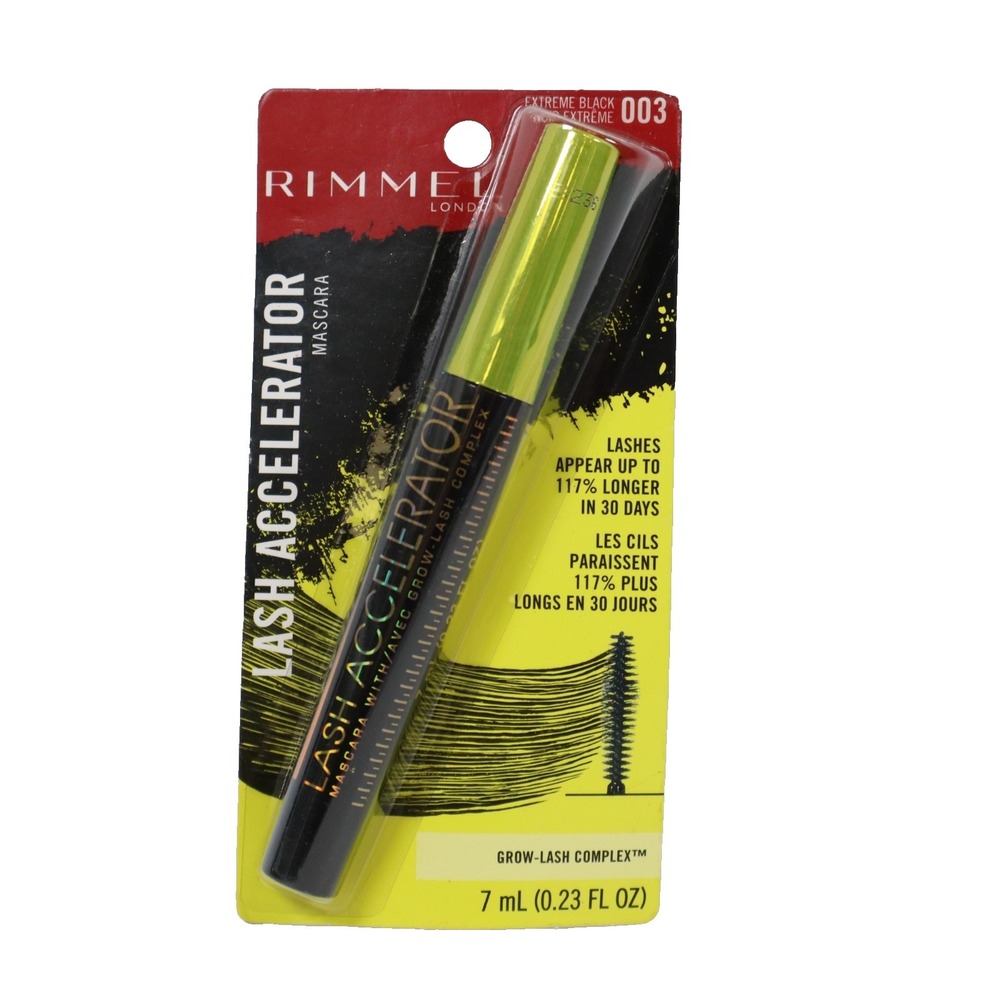 Rimmel London Lash Accelerator Mascara, 003 Extreme Black